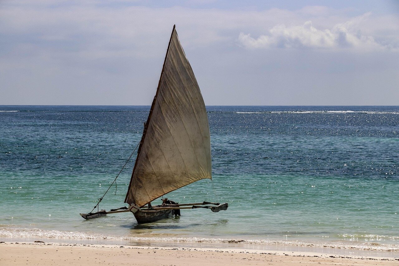 Water sports and kite surfing at Diani