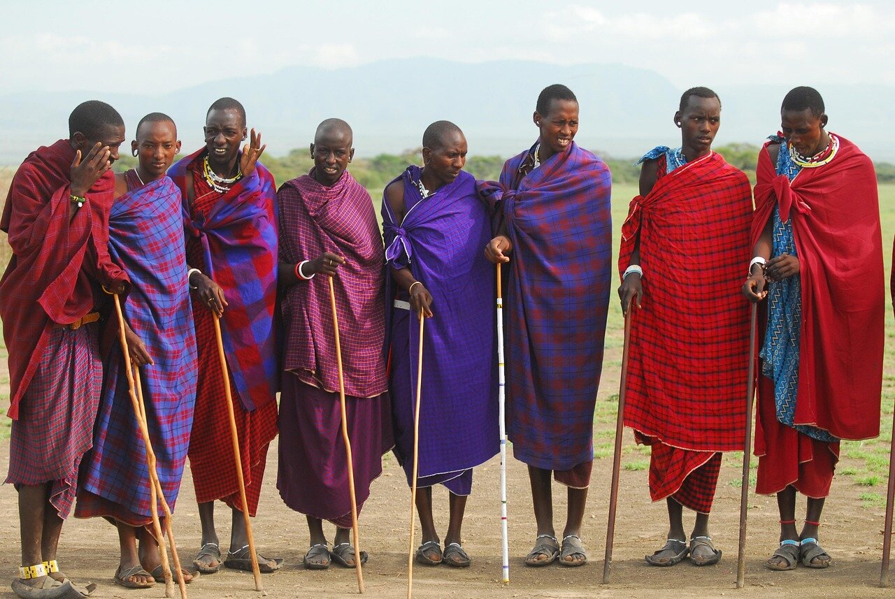 Maasai jumping dance ceremony